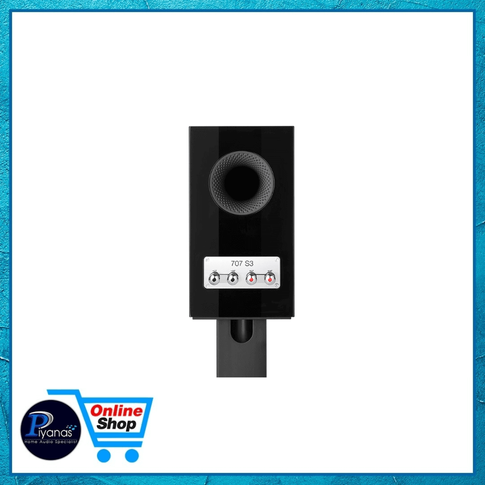 ลำโพงบุ๊คเชลฟ์ Bowers&Wilkins : 707S3 (สีดำเงา)
